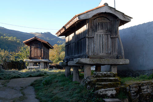 Conxunto de tres canastros